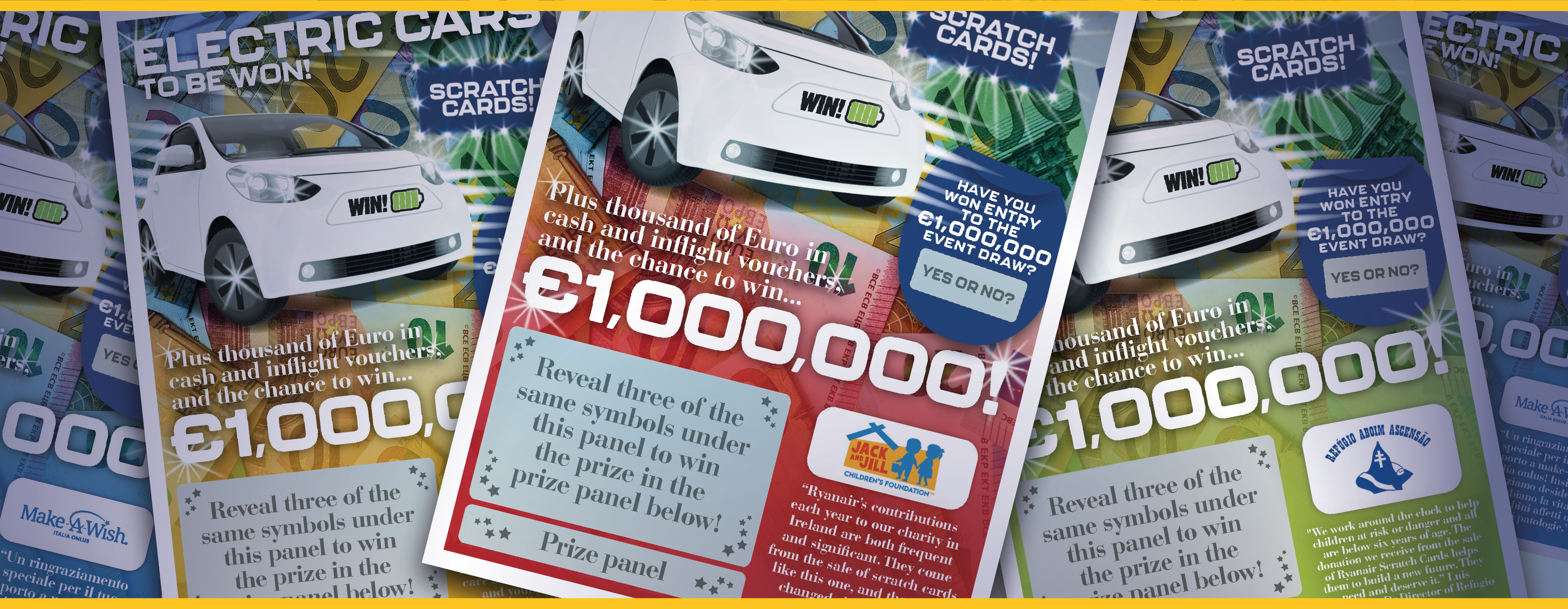€1Million Event Draw scratchcards