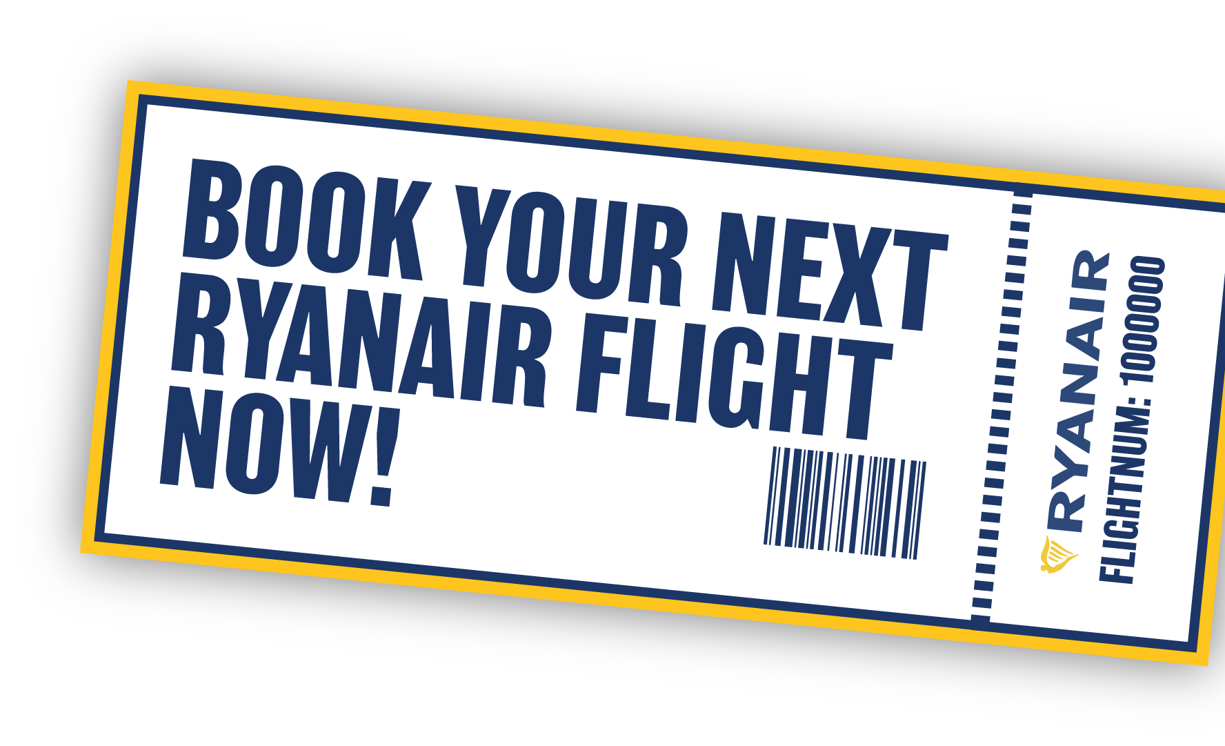 Book your next Ryanair flight now!