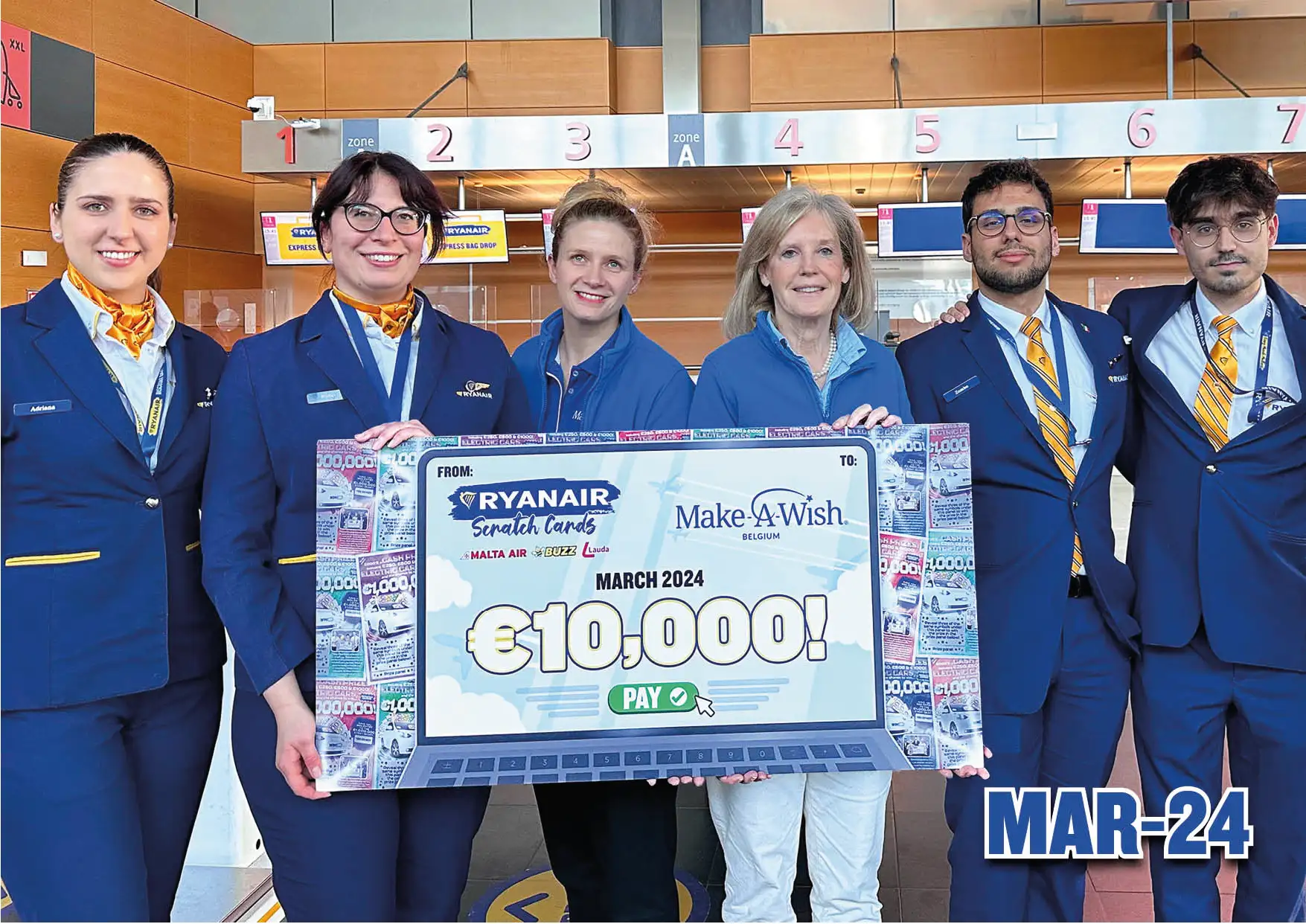 Make a Wish – Belgium donation of 10k 3/2024