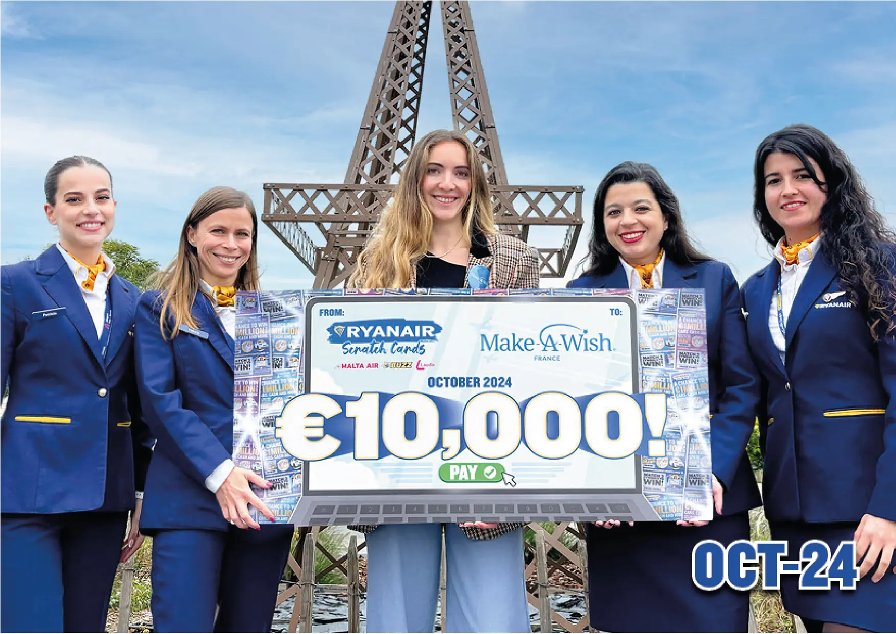 Make a Wish – France donation of 10k 10/2024