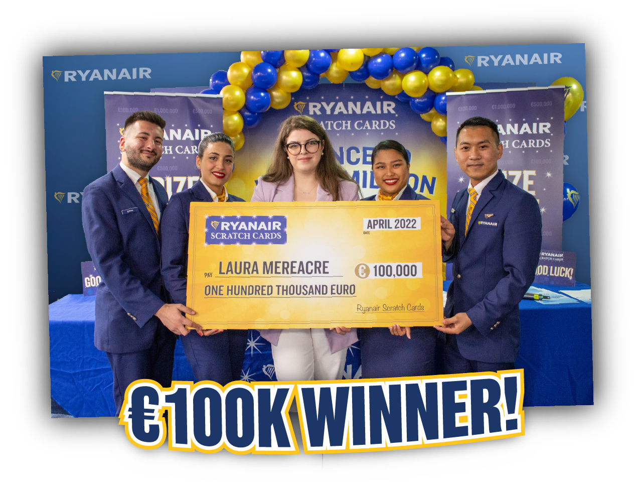 Laura Mereacre €100K winner!